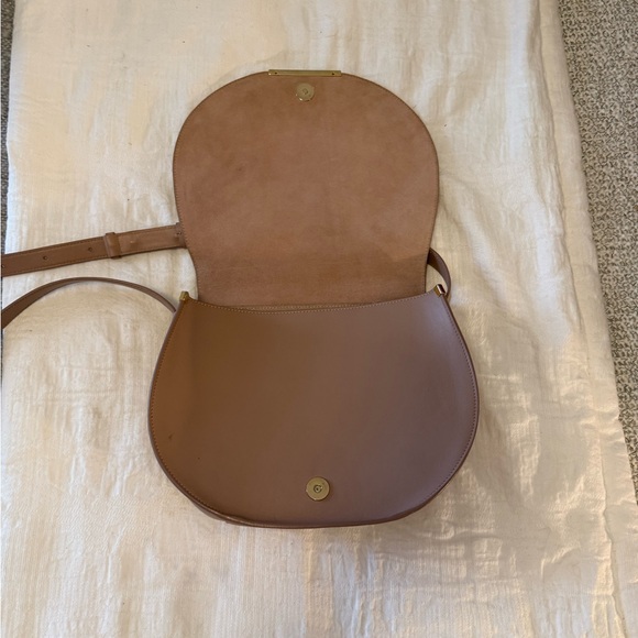 Cuyana Suede Saddle Bag - Pink - Picture 8 of 10